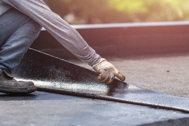 Professional Emergency Waterproofing technician working in Caledonia, OH